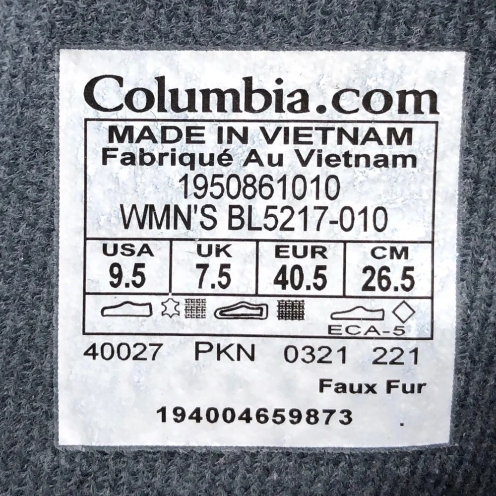 Columbia Ice Maiden Slip  III Winter Snow Boots 9.5 - Picture 8 of 13